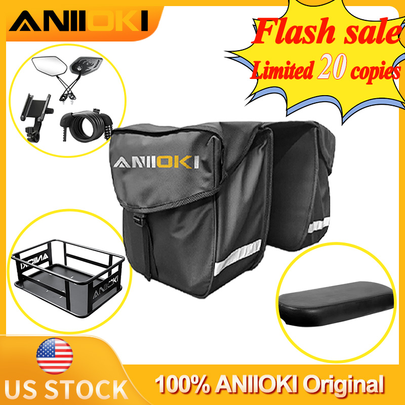 Cycling Gear Bag - ANIIOKI Accessories Electric Bike Saddle Bag