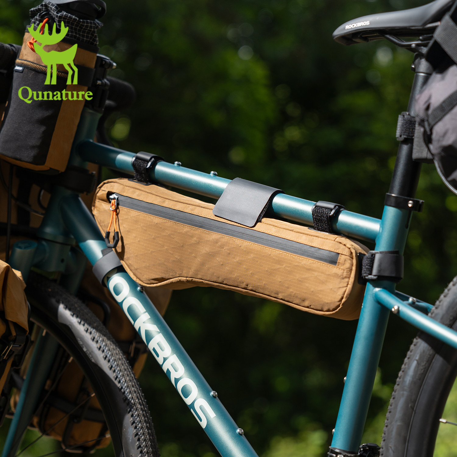 Cycling Gear Bag - Qunature Bikepacking Bag Bike Frame Bag