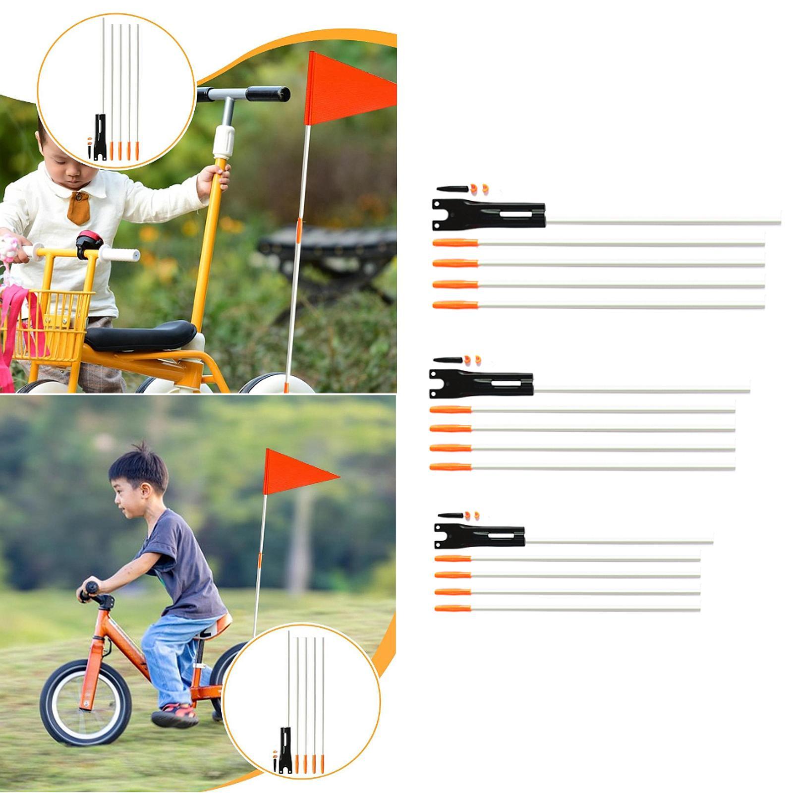 Cycling Safety Gear For Kids - Lightweight Detachable Bike Flagpole for Kids