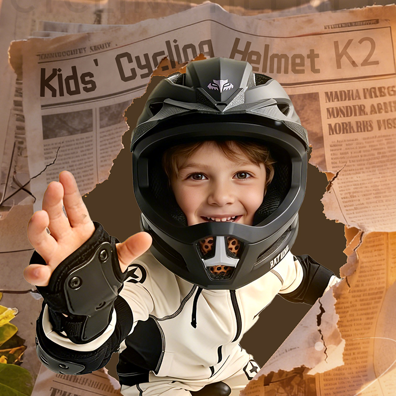 BATFOX Kids Full Face Cycling  – Cycling Safety Gear For Kids recenzja i cena