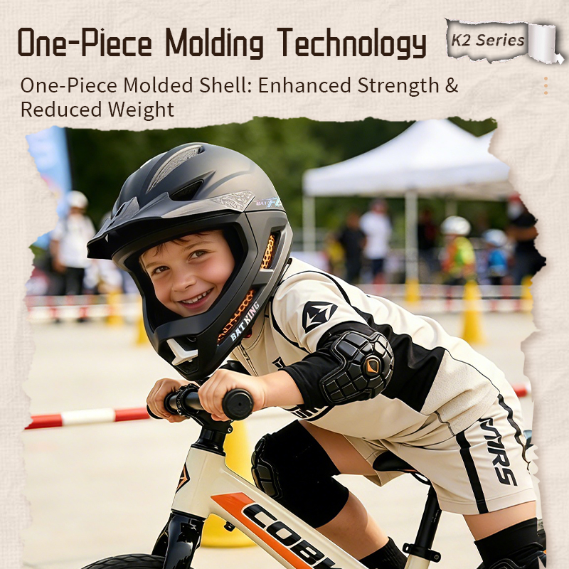 BATFOX Kids Full Face Cycling  – Cycling Safety Gear For Kids recenzja i cena