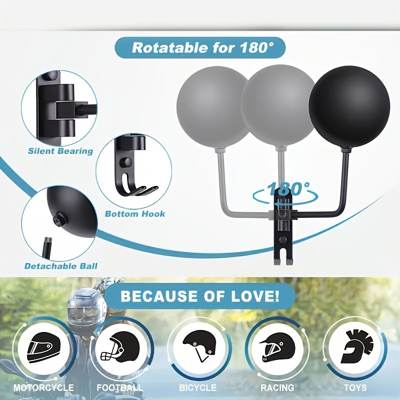 Wall Mount Motorcycle Helmet R – Cycling Gear Wall Mount recenzja i cena