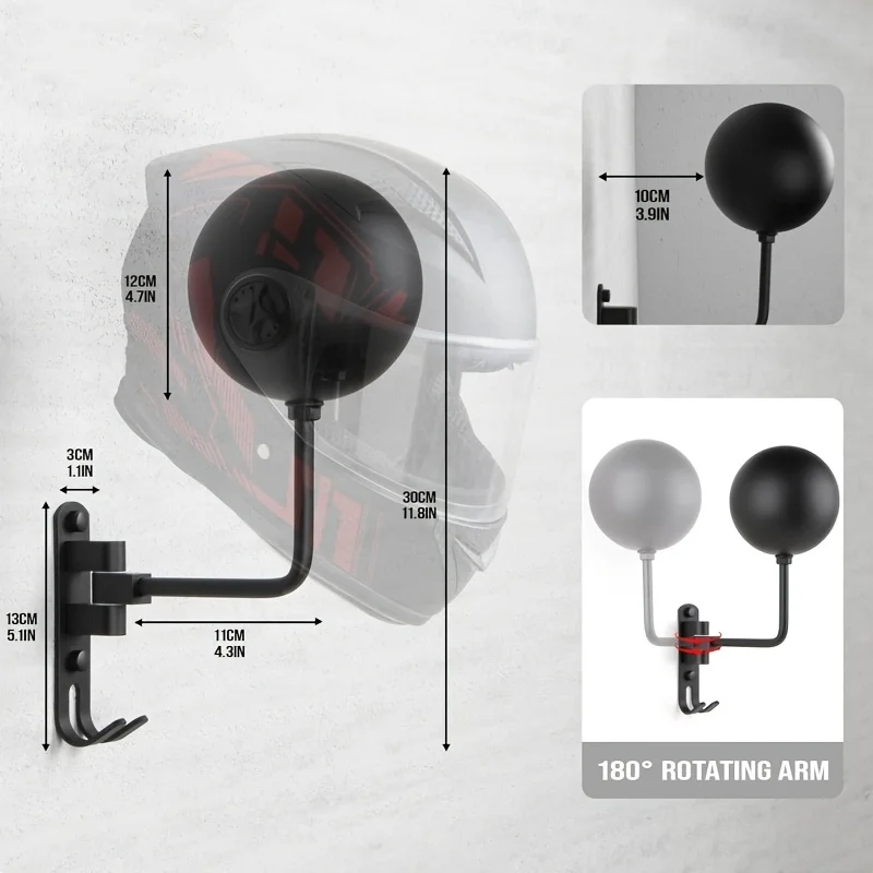 Wall Mount Motorcycle Helmet R – Cycling Gear Wall Mount recenzja i cena