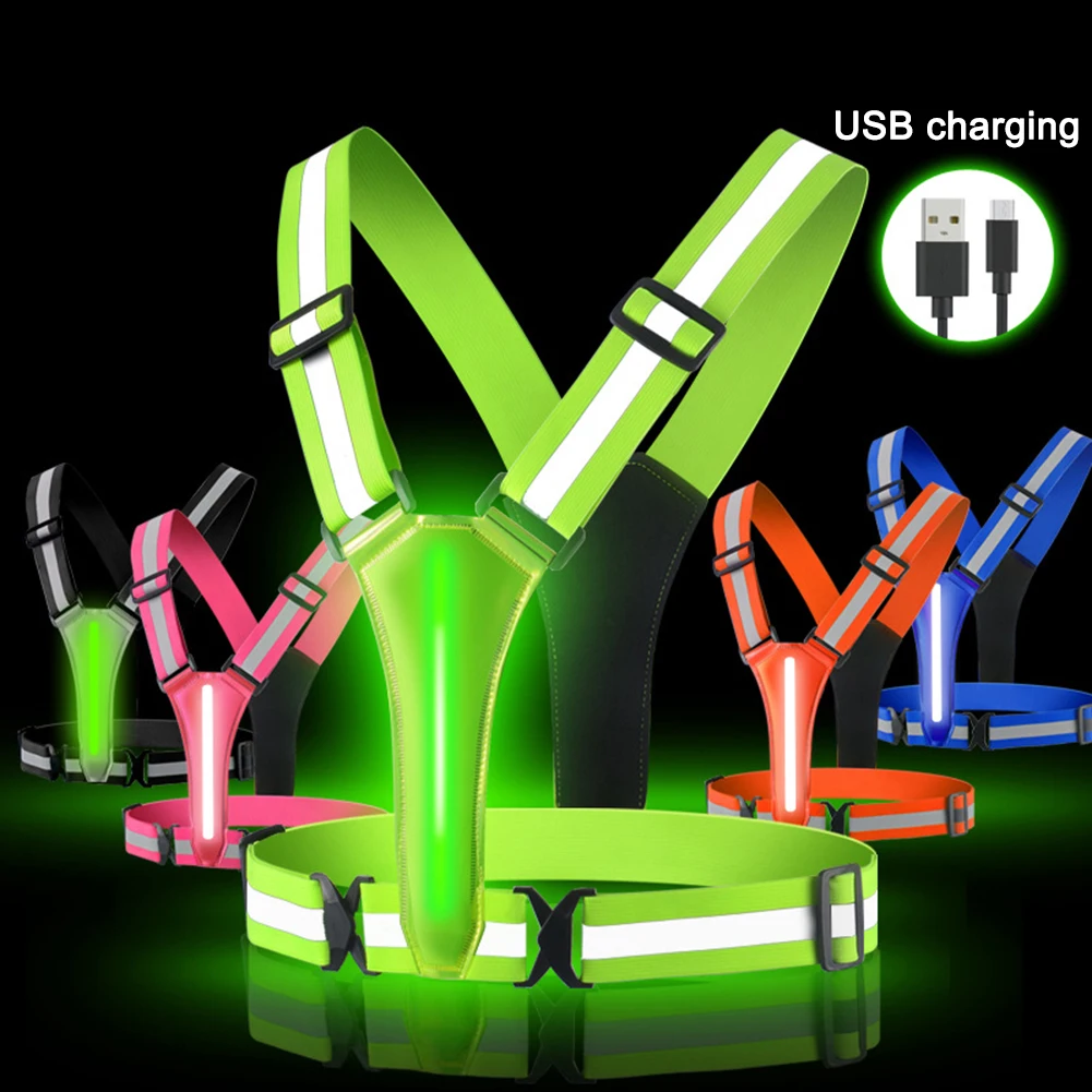 LED Running Vest USB Rechargea – Cycling Safety Gear For Kids recenzja i cena