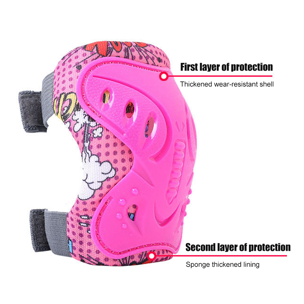 Kids Knee & Elbow Pads Set - P – Cycling Safety Gear For Kids recenzja i cena