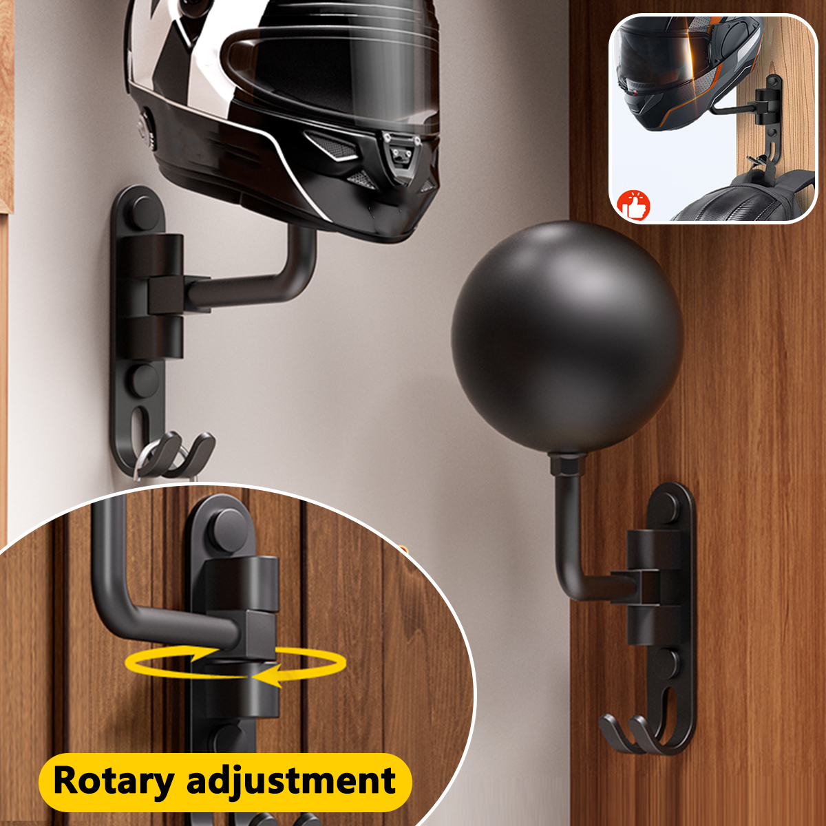 Wall Mount Motorcycle Helmet R – Cycling Gear Wall Mount recenzja i cena