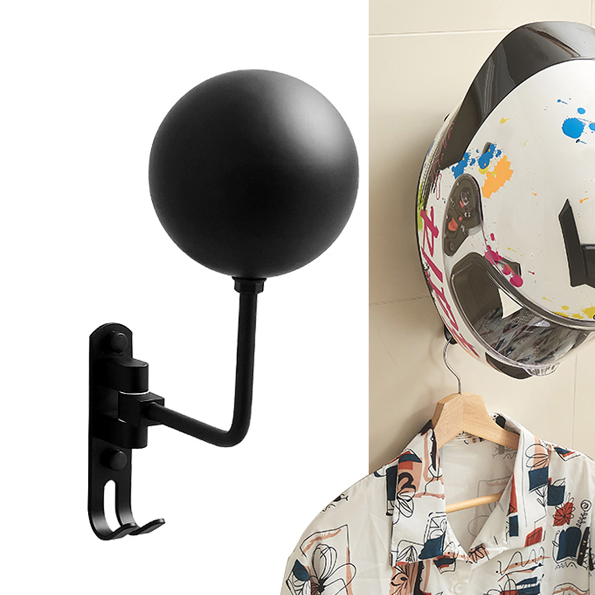 Wall Mount Motorcycle Helmet R – Cycling Gear Wall Mount recenzja i cena