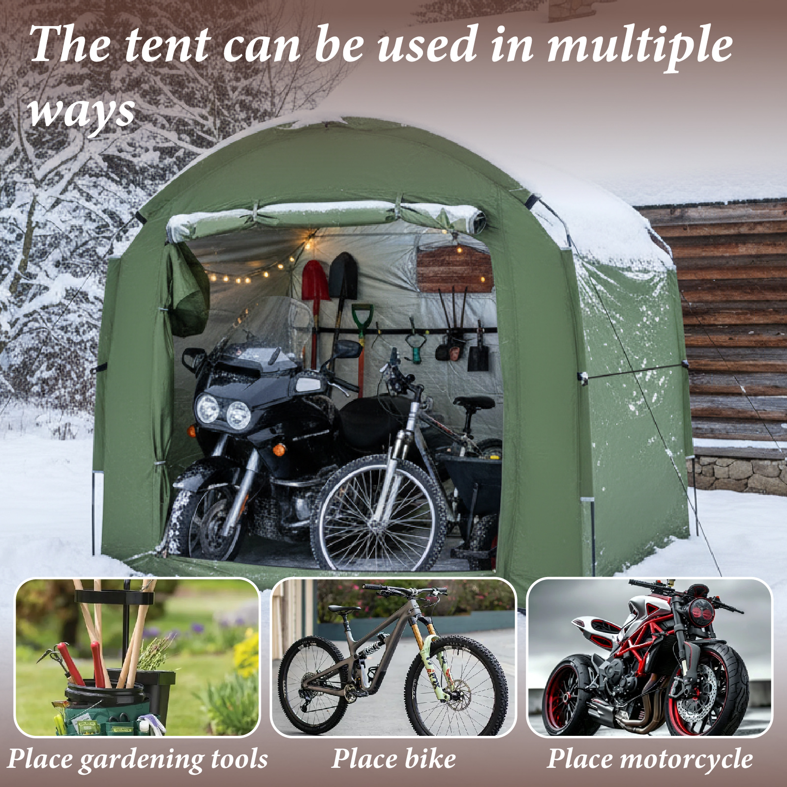 Portable Outdoor Bike Shelter  – Cycling Gear Bag recenzja i cena
