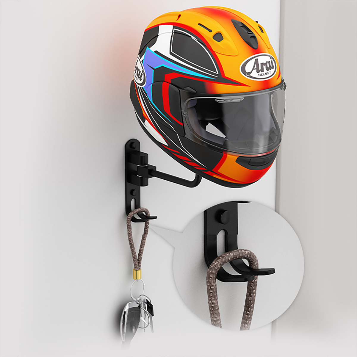 Wall Mount Metal Motorcycle He – Cycling Gear Wall Mount recenzja i cena