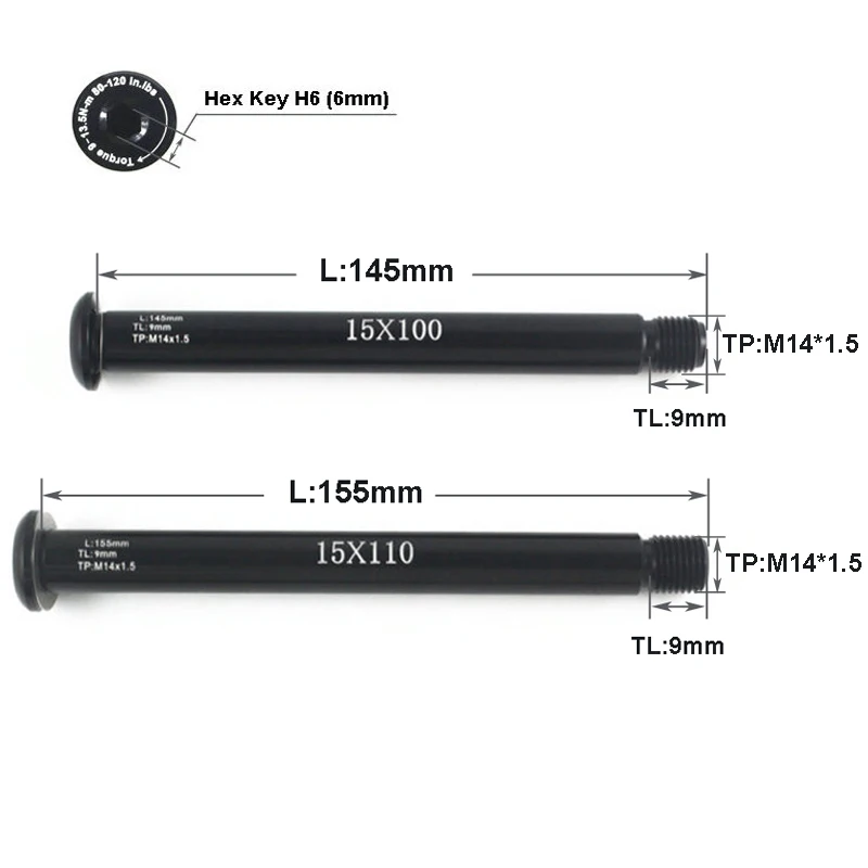 Bicycle Thru Axle 100/110 Wide – Quick Release Skewer recenzja i cena