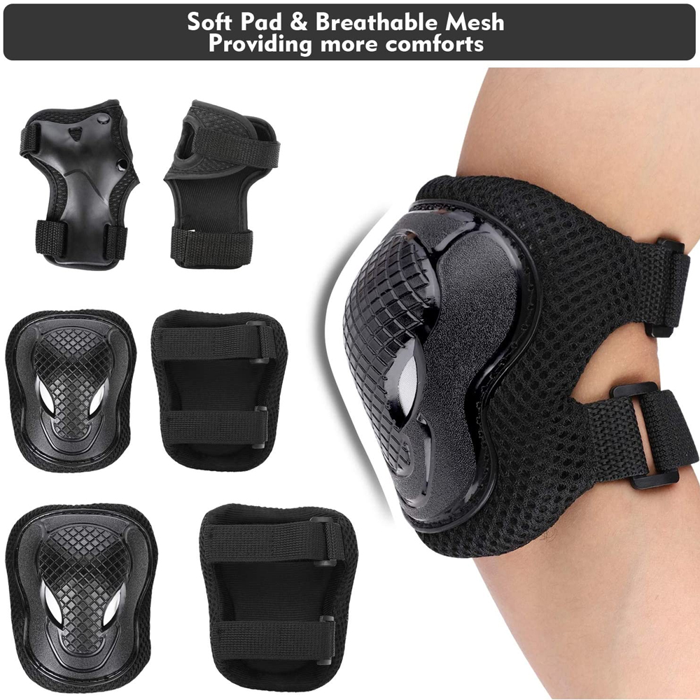 6Pcs Kids Knee Pads Elbow Pads – Cycling Safety Gear For Kids recenzja i cena