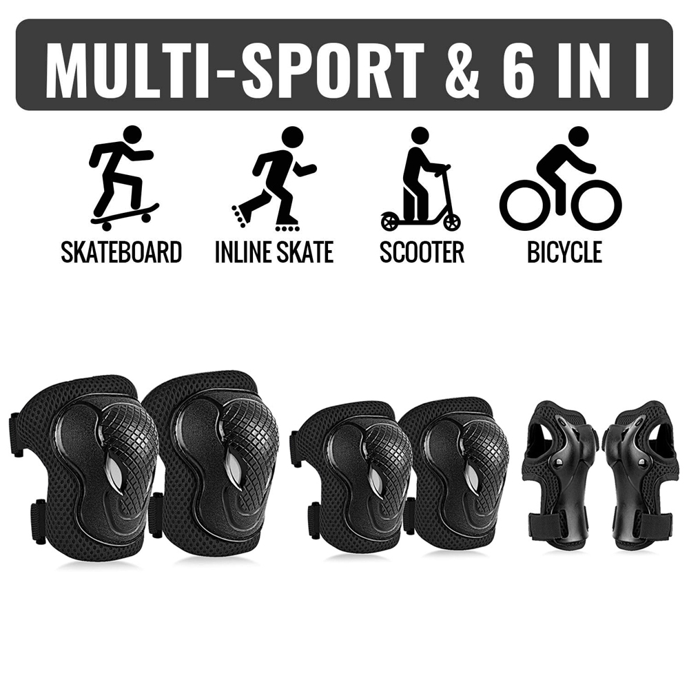 GOMOREON 6Pcs/Set Kids Safety  – Cycling Safety Gear For Kids recenzja i cena