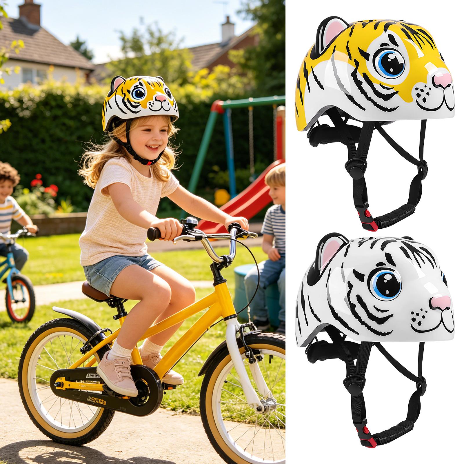 Kids Helmet Tiger Pattern Adju – Cycling Safety Gear For Kids recenzja i cena