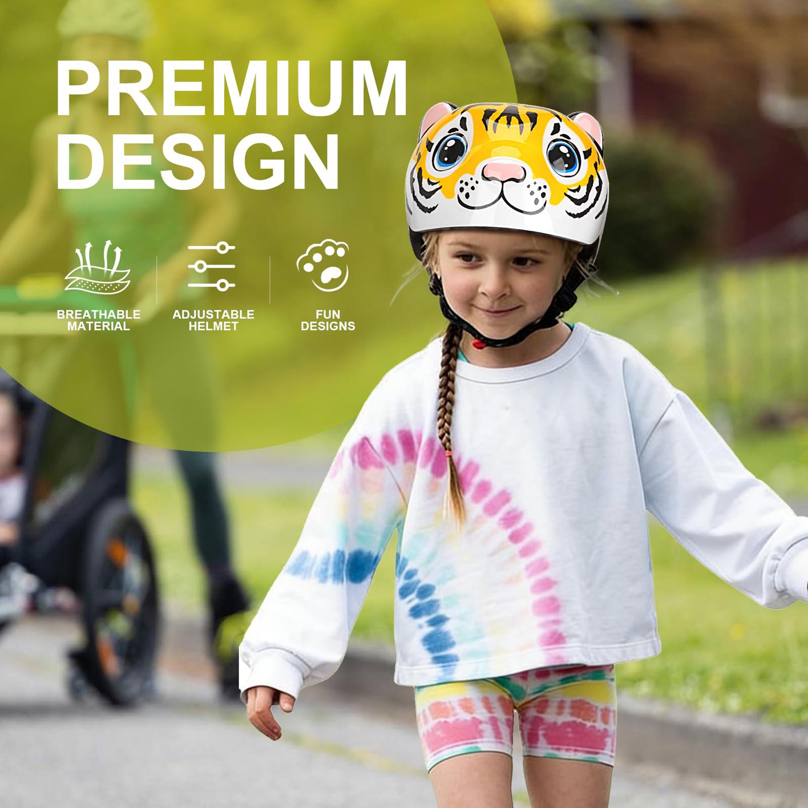 Kids Helmet Tiger Pattern Adju – Cycling Safety Gear For Kids recenzja i cena