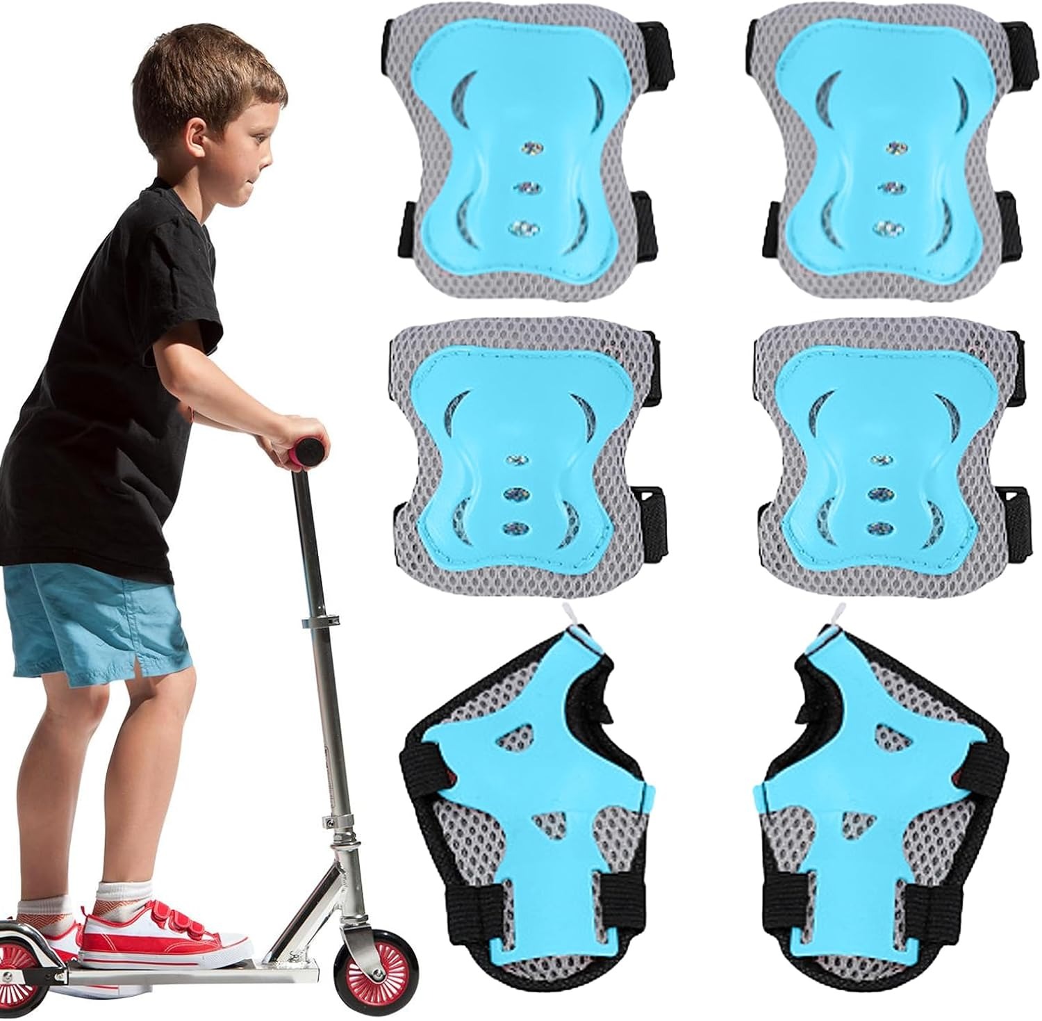 Kids Knee Pads Elbow PadsSet w – Cycling Safety Gear For Kids recenzja i cena