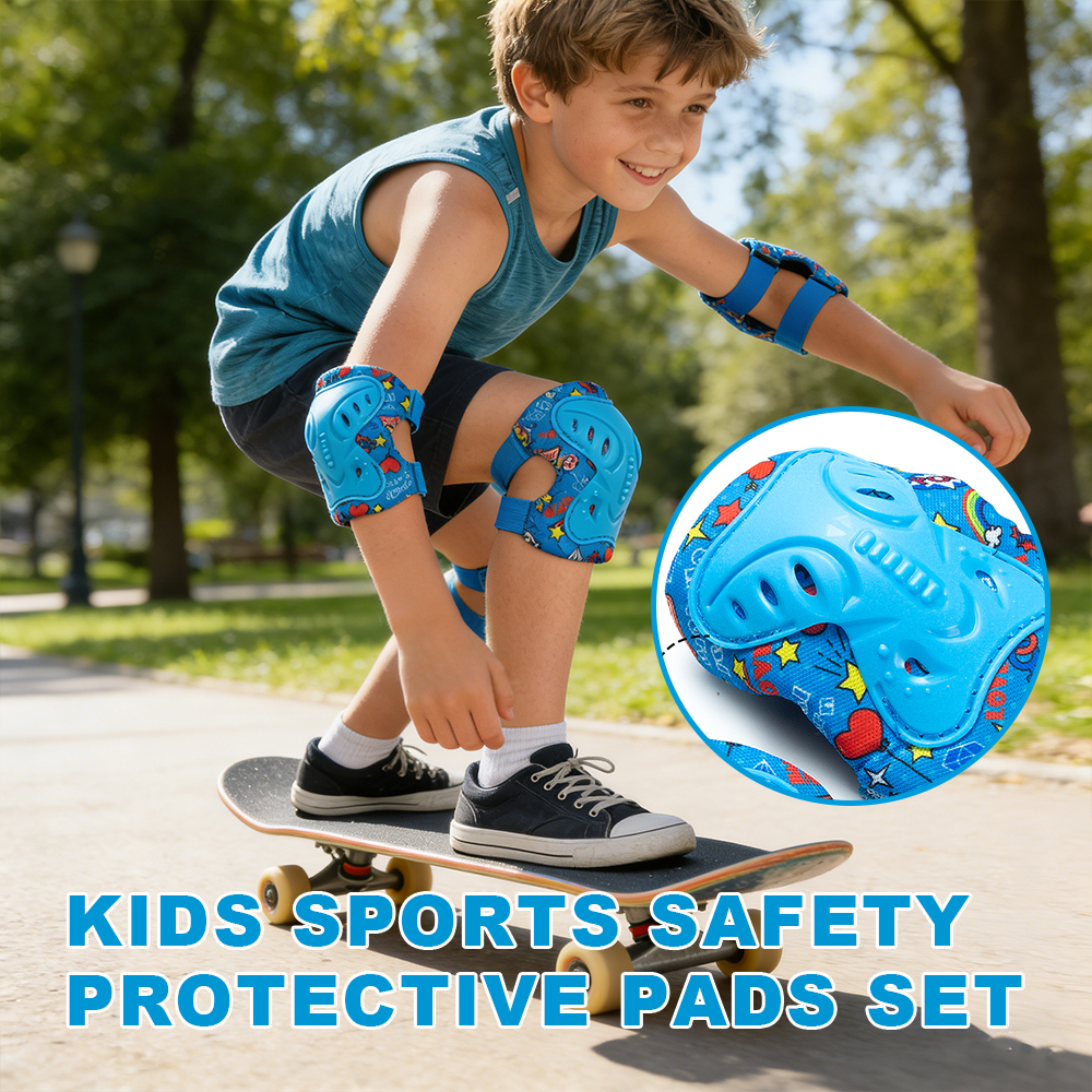 Kids Knee Elbow Pads Wrist Gua – Cycling Safety Gear For Kids recenzja i cena