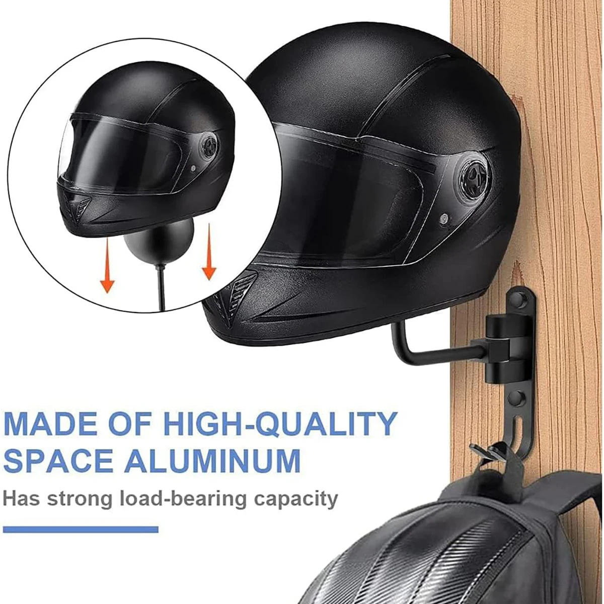 Motorcycle Helmet Rack Wall Mo – Cycling Gear Wall Mount recenzja i cena