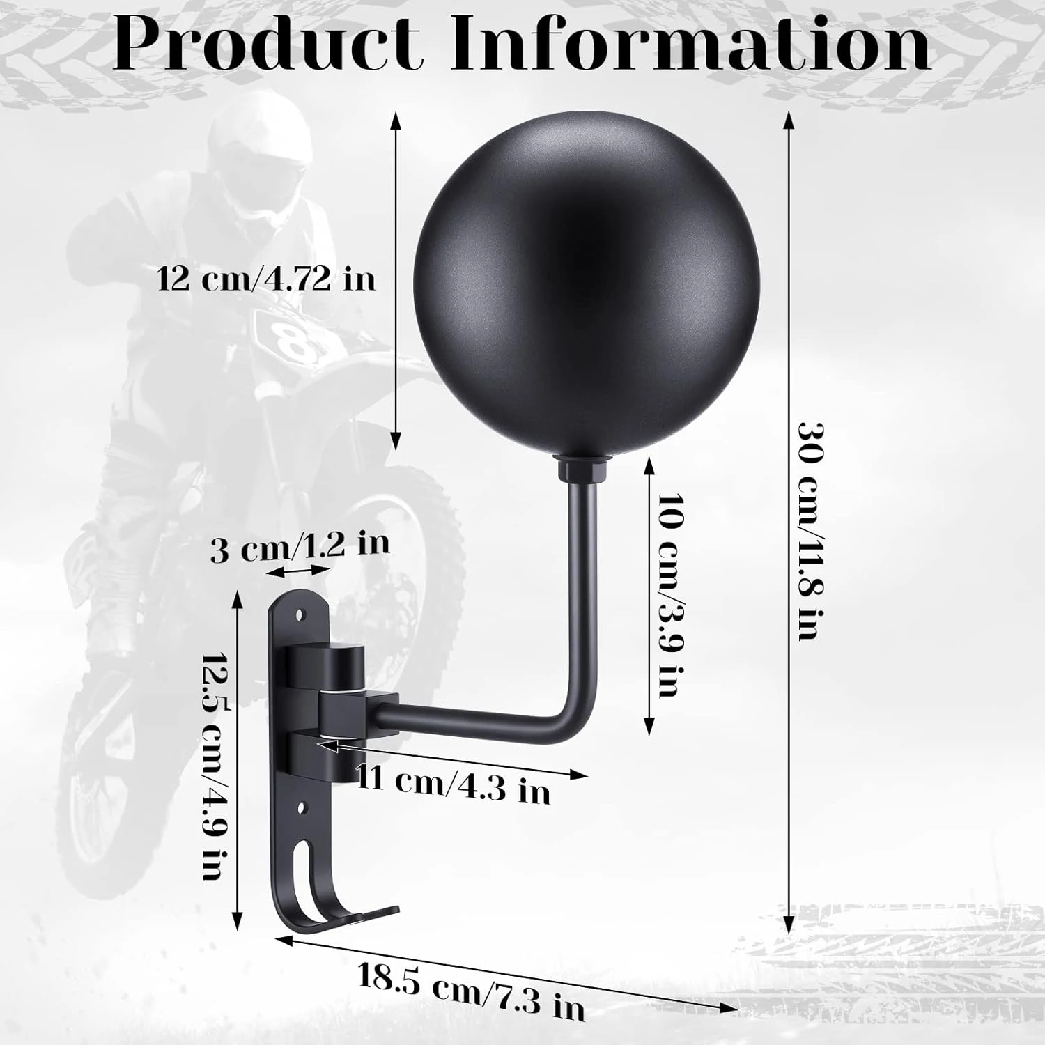 Motorcycle Helmet Rack Wall Mo – Cycling Gear Wall Mount recenzja i cena