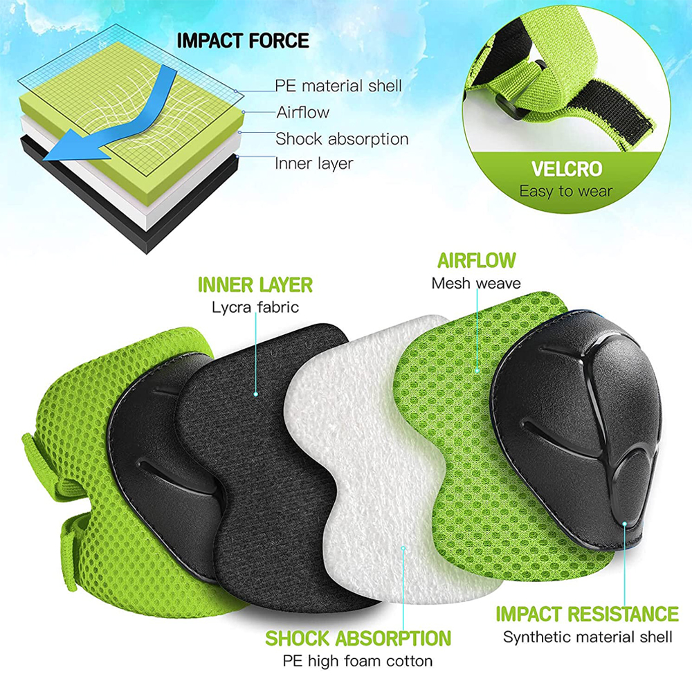 6pcs Protective Gears Set for  – Cycling Safety Gear For Kids recenzja i cena