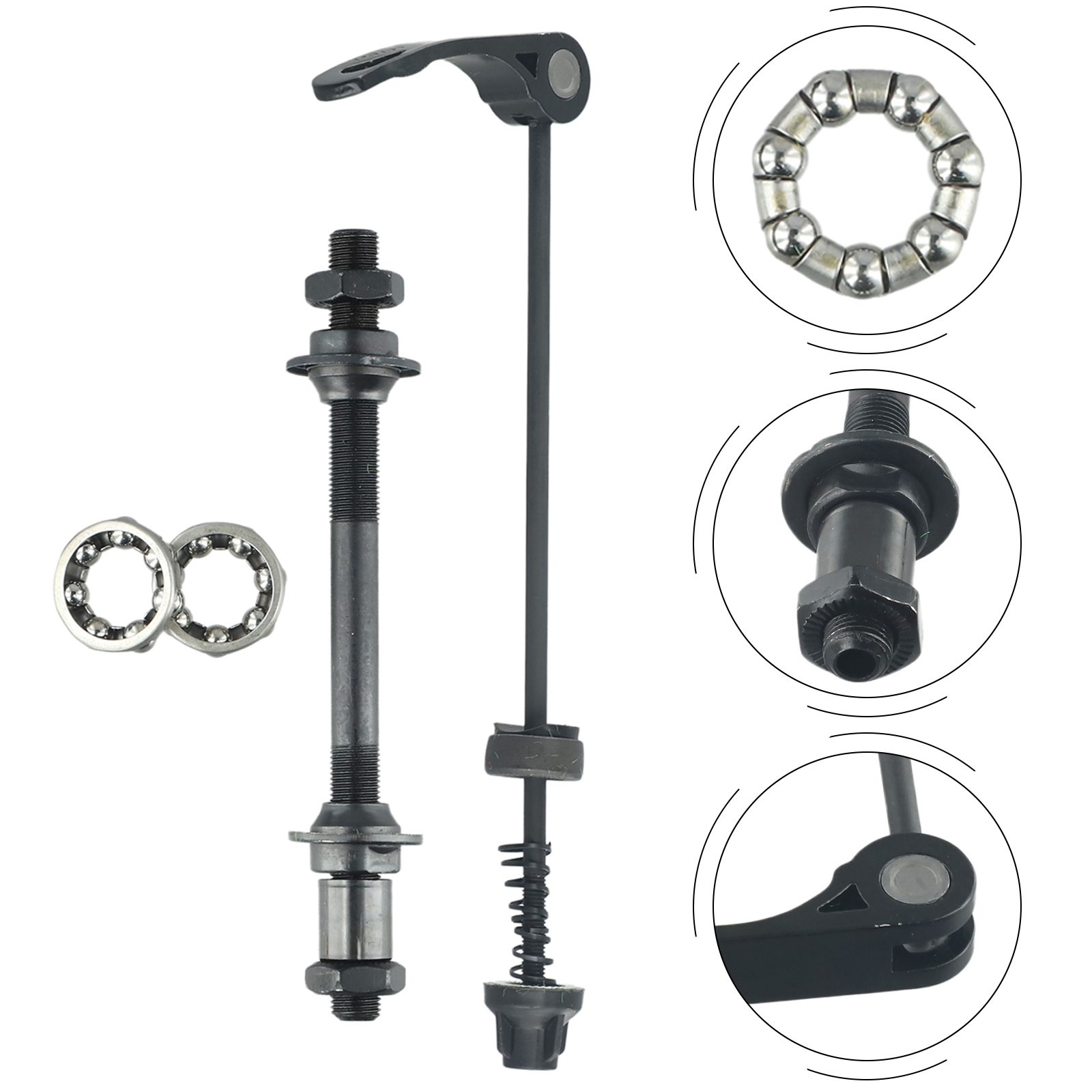1 Set MTB Bike Axle Front Rear – Quick Release Skewer recenzja i cena