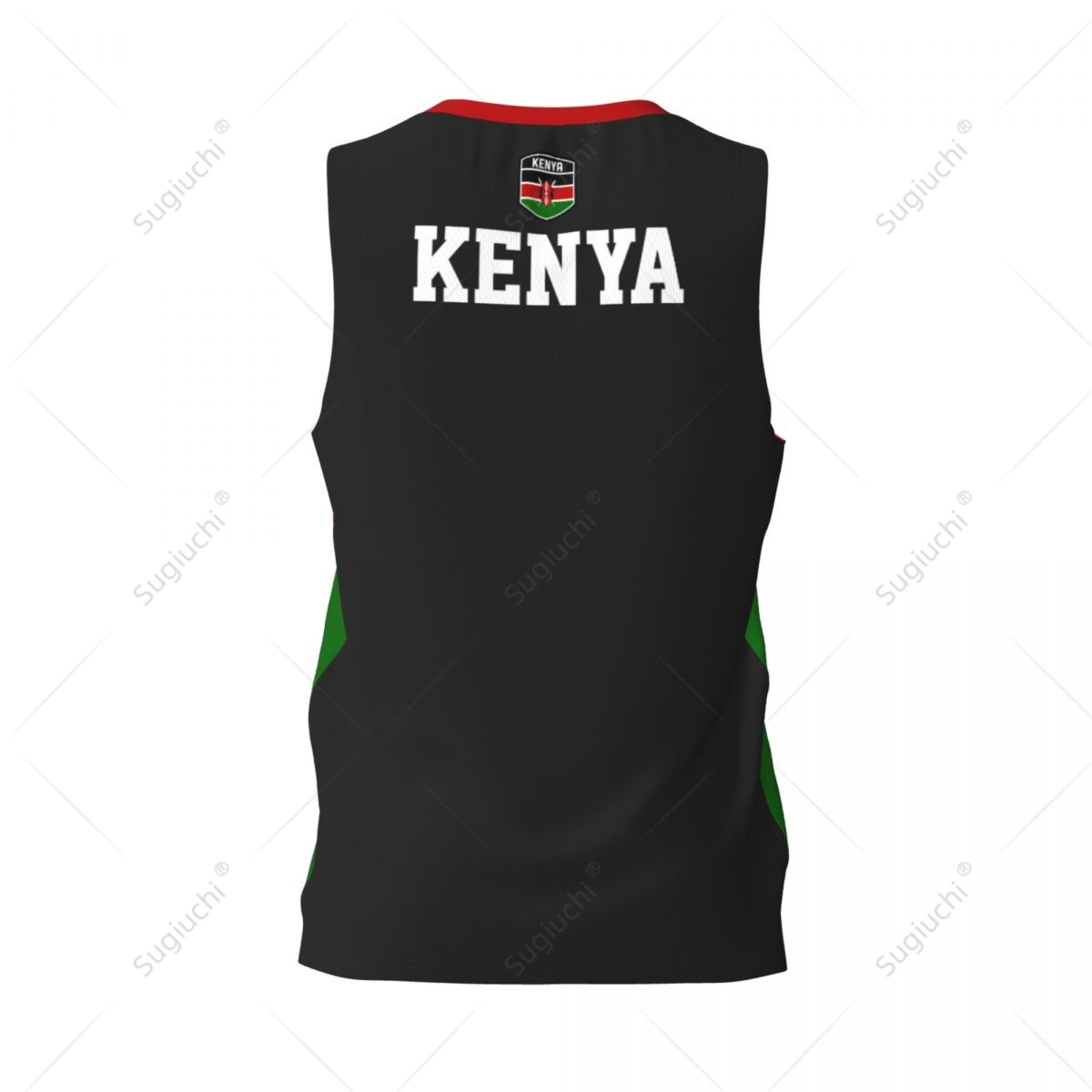 Kenya Flag Men Basketball Spor – Cycling Gear Kenya recenzja i cena